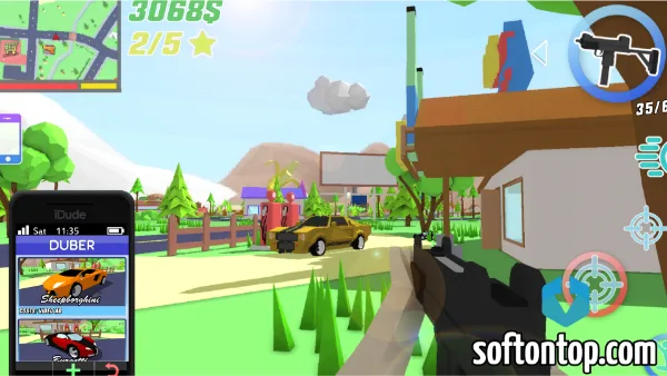 Dude Theft Wars Mod APK Mod Menu