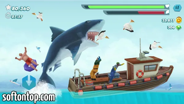 Hungry Shark Evolution Mod APK all sharks unlocked