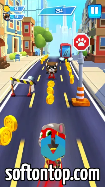 Talking Tom Hero Dash Mod APK free shopping