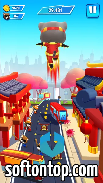 Talking Tom Hero Dash Mod APK unlimited money and gems