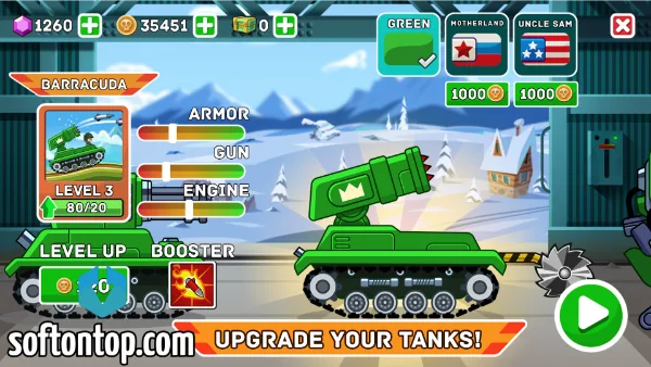 Hills of Steel Mod APK immortal tank