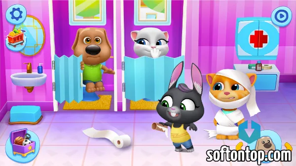 My Talking Tom Friends Mod APK unlocked everything unlimited money