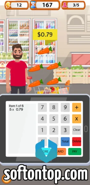 Supermarket Cashier Simulator Mod APK