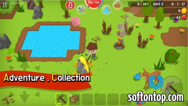 Mine Survival Mod APK unlimited gems and money