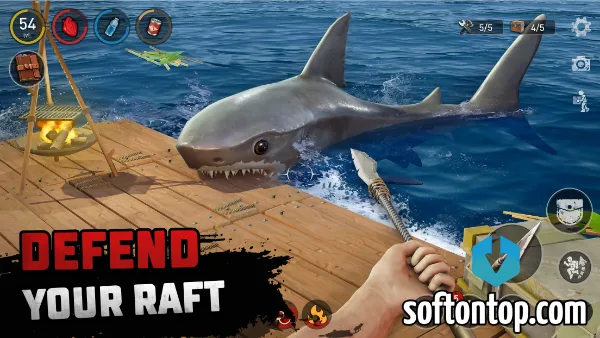 Raft Survival Mod APK free shopping
