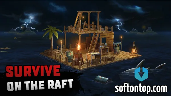 Raft Survival Mod APK unlocked everything