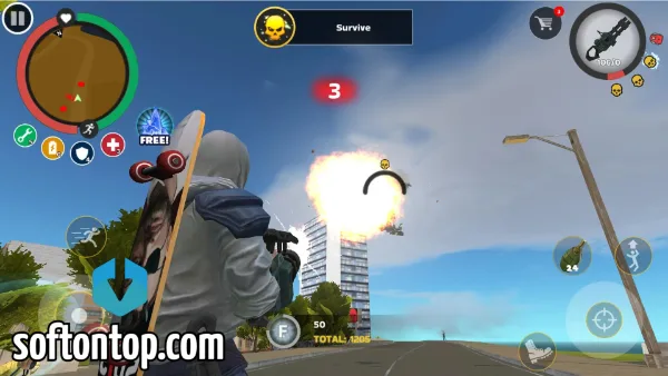 Rope Hero: Mafia City Wars Mod APK unlimited everything