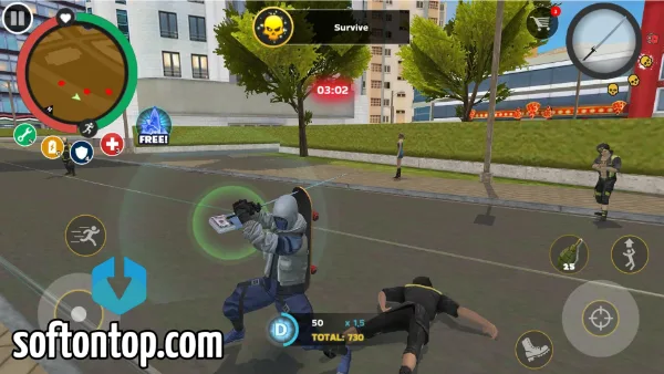 Rope Hero Mafia City Wars Mod APK unlimited money and gems