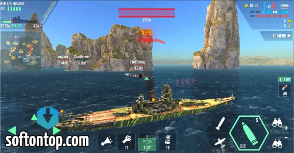 Battle of Warships Mod APK all ships unlocked