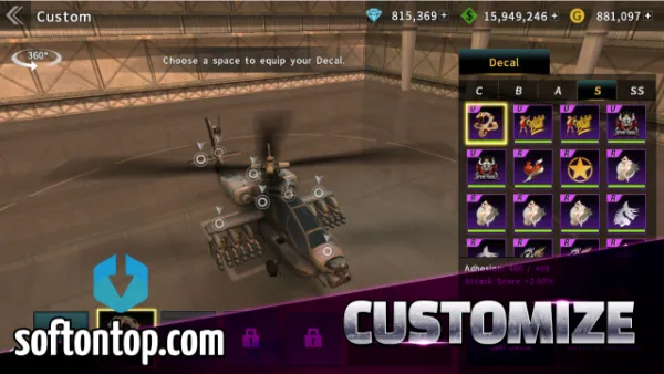 Gunship Battle Mod APK free shopping