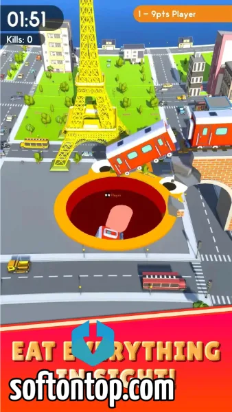 Hole.io Mod APK unlimited time