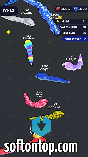 Snake Clash Mod APK unlimited money and gems