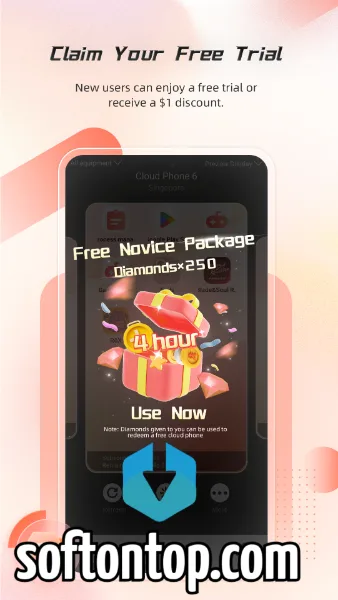 UgPhone Mod APK tempo infinito
