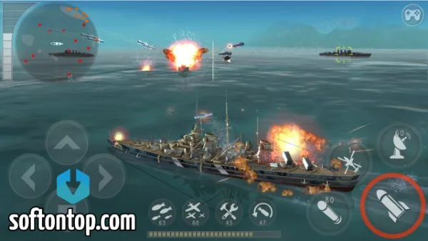 Warship Battle Mod APK all ships unlocked